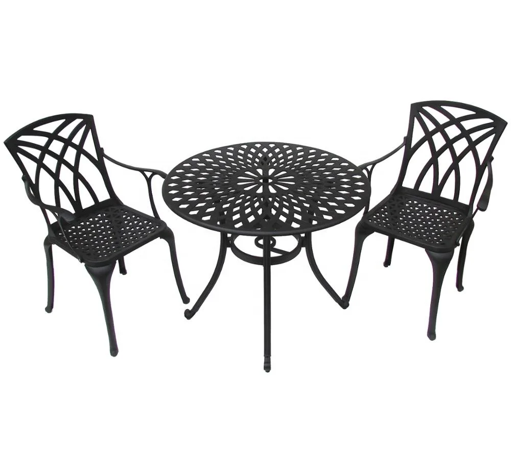 black metal garden chairs for sale