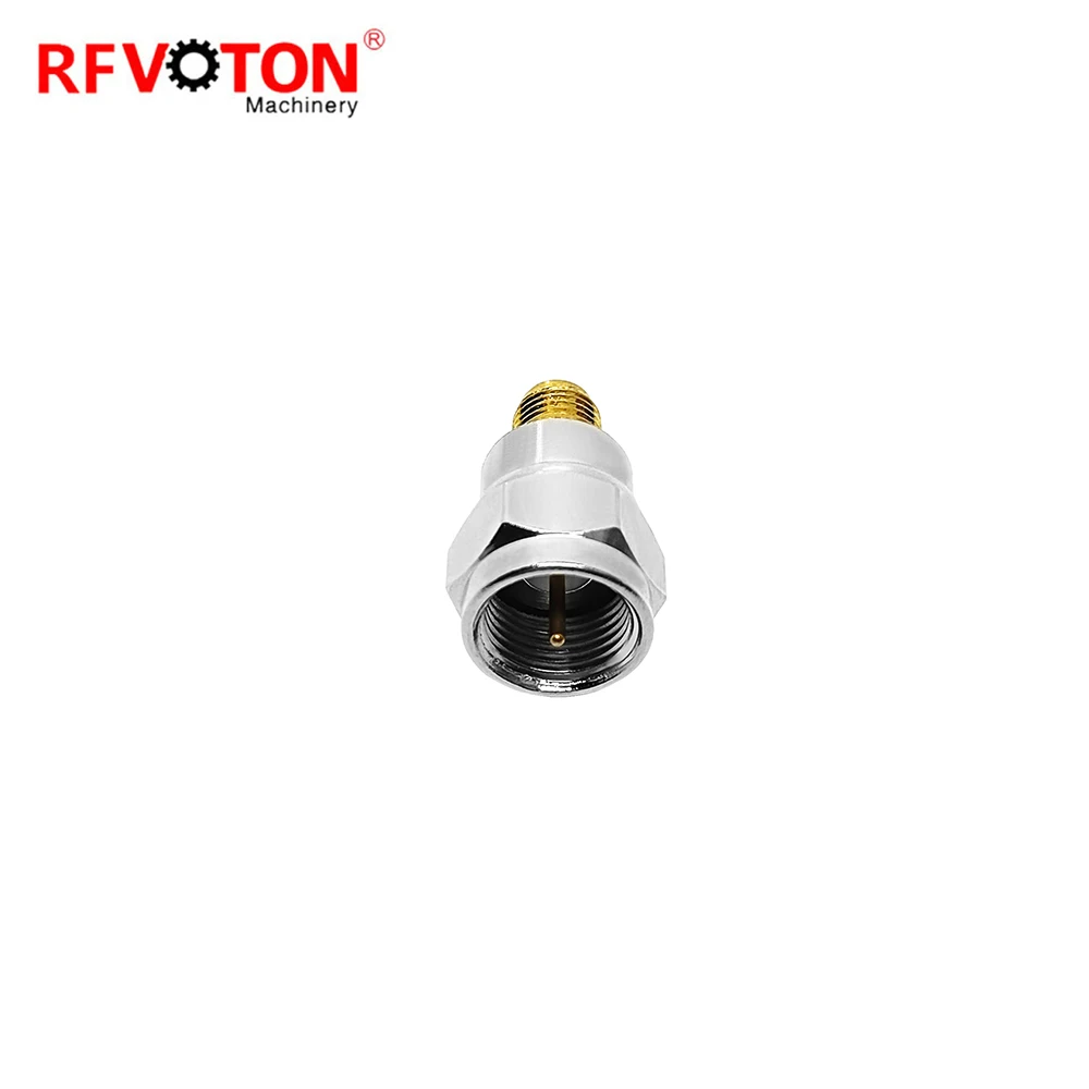 Factory directly Wholesale Adaptor F Male Plug to SMA female Jack RF Coax Coaxial Adapter connector Converter in stock supplier