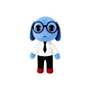 Glasses blue dog