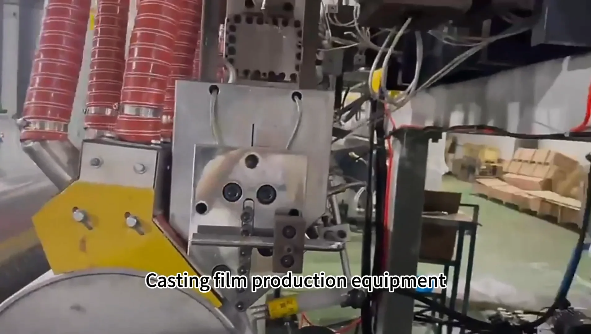 Plastic Stretch Film Solid Sheet Plate Extruder Cast Thin Film