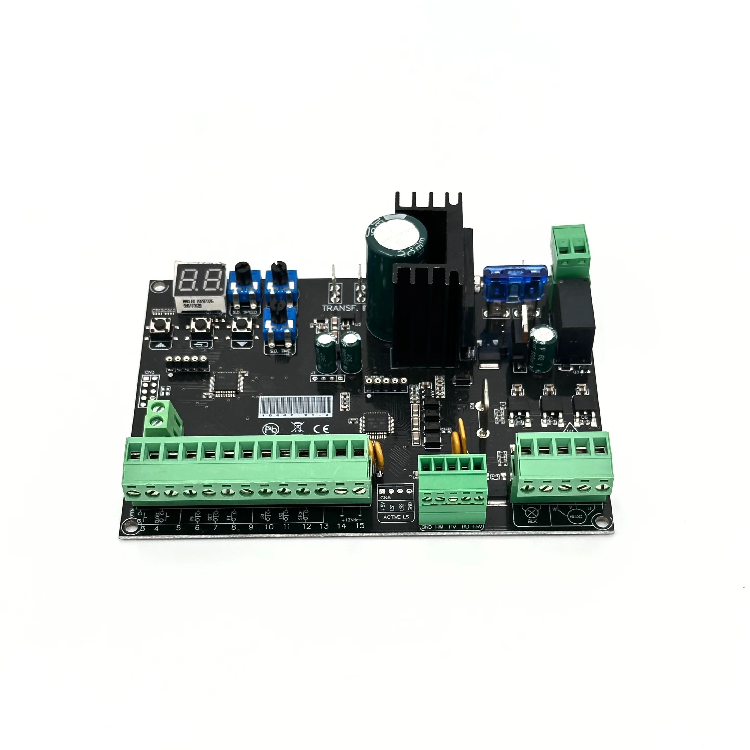 ID442 Sliding Door Control Board Automatic Gate Control Panel Board for Garage Door Motor