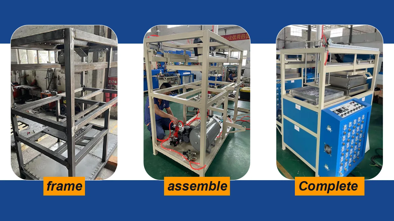 Manual Semi Automatic Vacuum Forming Machine Thermoforming Machine For