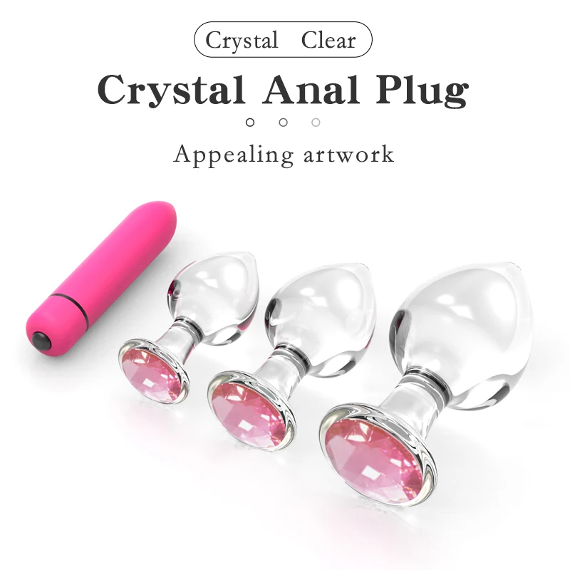 anal plug kristall Kristallrosa Glas-Analplug mit Diamant-Einsatz Schmuck Transparenter Anal -Butt-Plug Vibrator Dildo Sex-Anal-Spielzeug| Alibaba.com