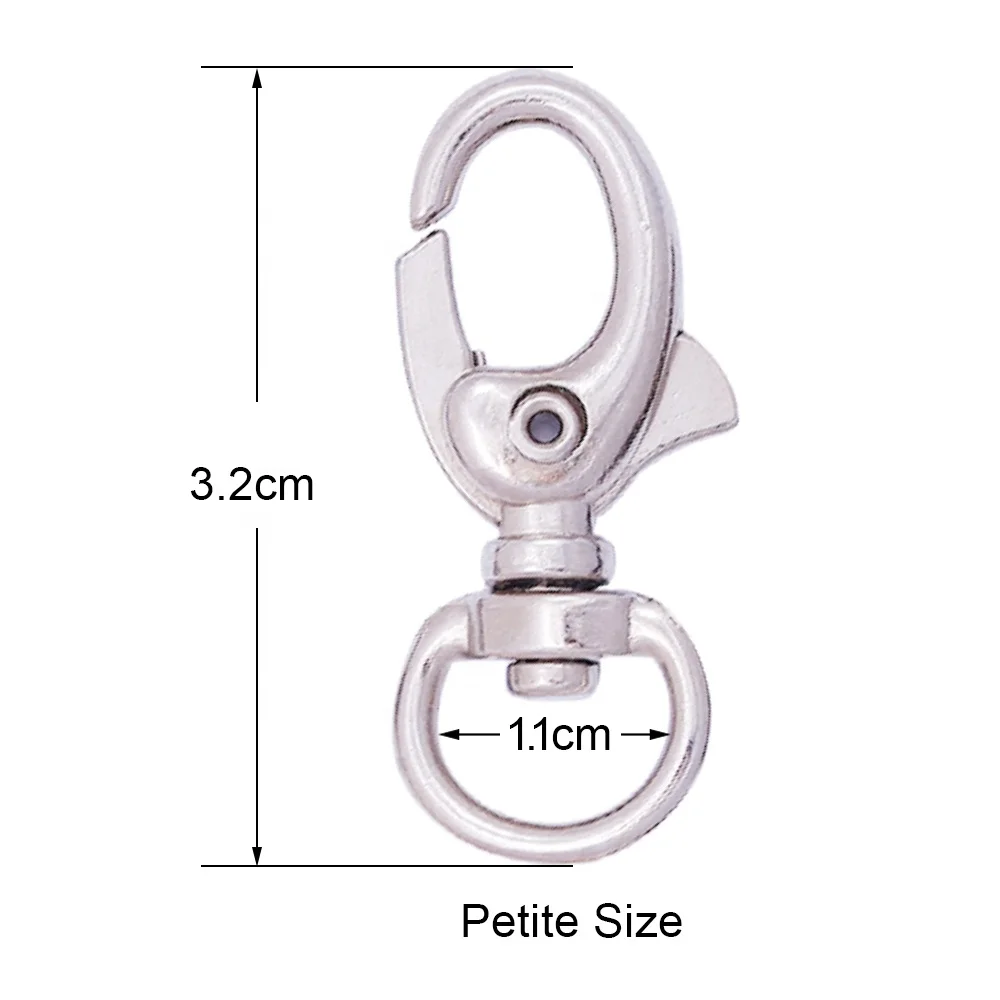 3.2CMメタルキーホルダーバックルカスタムキーホルダースイベル