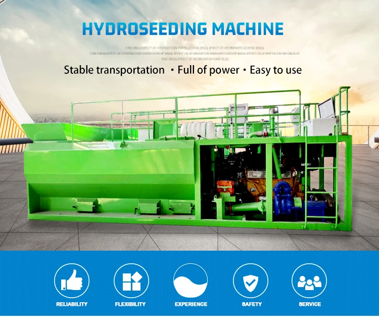 Hydro seeding mulch hydroseeding prices spray lawn seeding machine