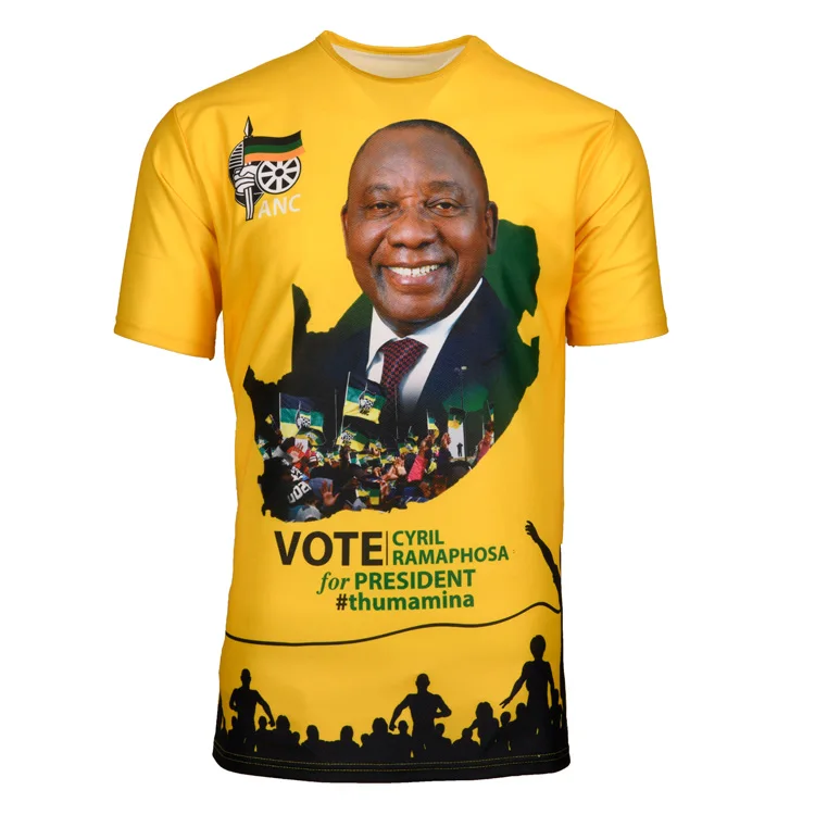 Election Campaign White Polyester Promotional Men