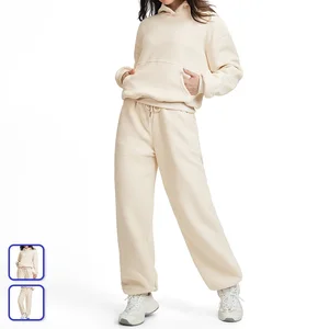 Wholesale Women's Hoodie Set Fitness Clothing Tracksuits Women Two Piece Sets