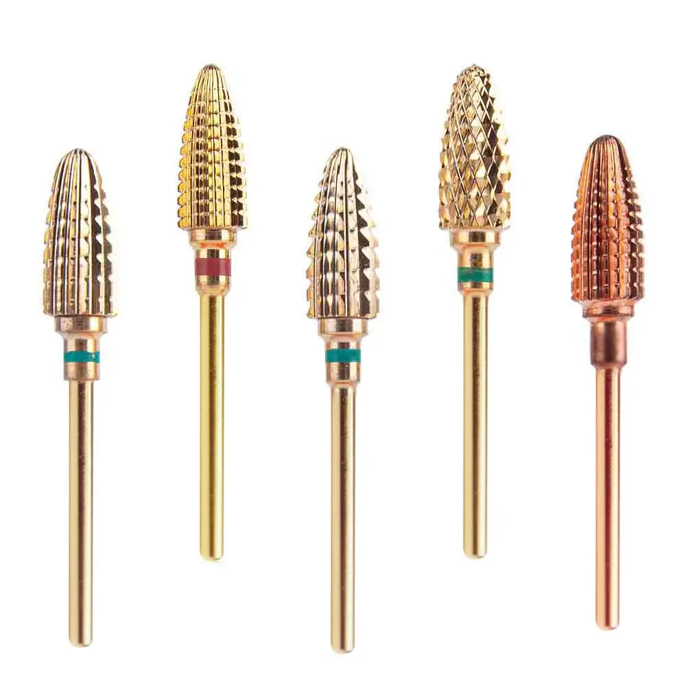 Wholesale Various 5 In 1 Nail Drill Bits Rotary Burrs Electric Nail