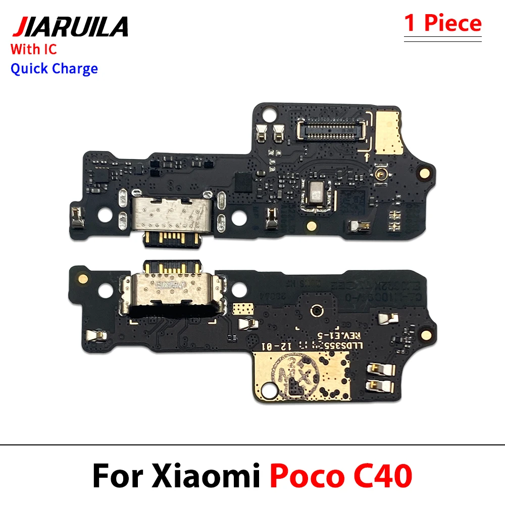 Connecteur De Charge Pour Xiaomi Poco F4 GT – Port De Recharge – Noir – Neuf