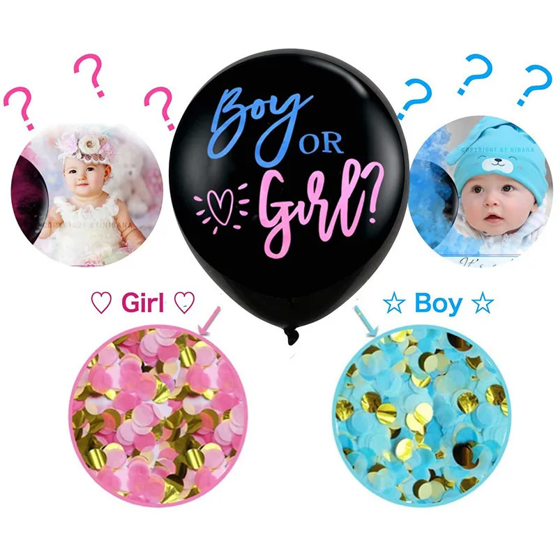 Gender Reveal Balloons Baby Shower Gender Reveal Decor Party Supplies ...