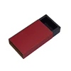 10 Black Paper Box With Red Corrugated Sleeve