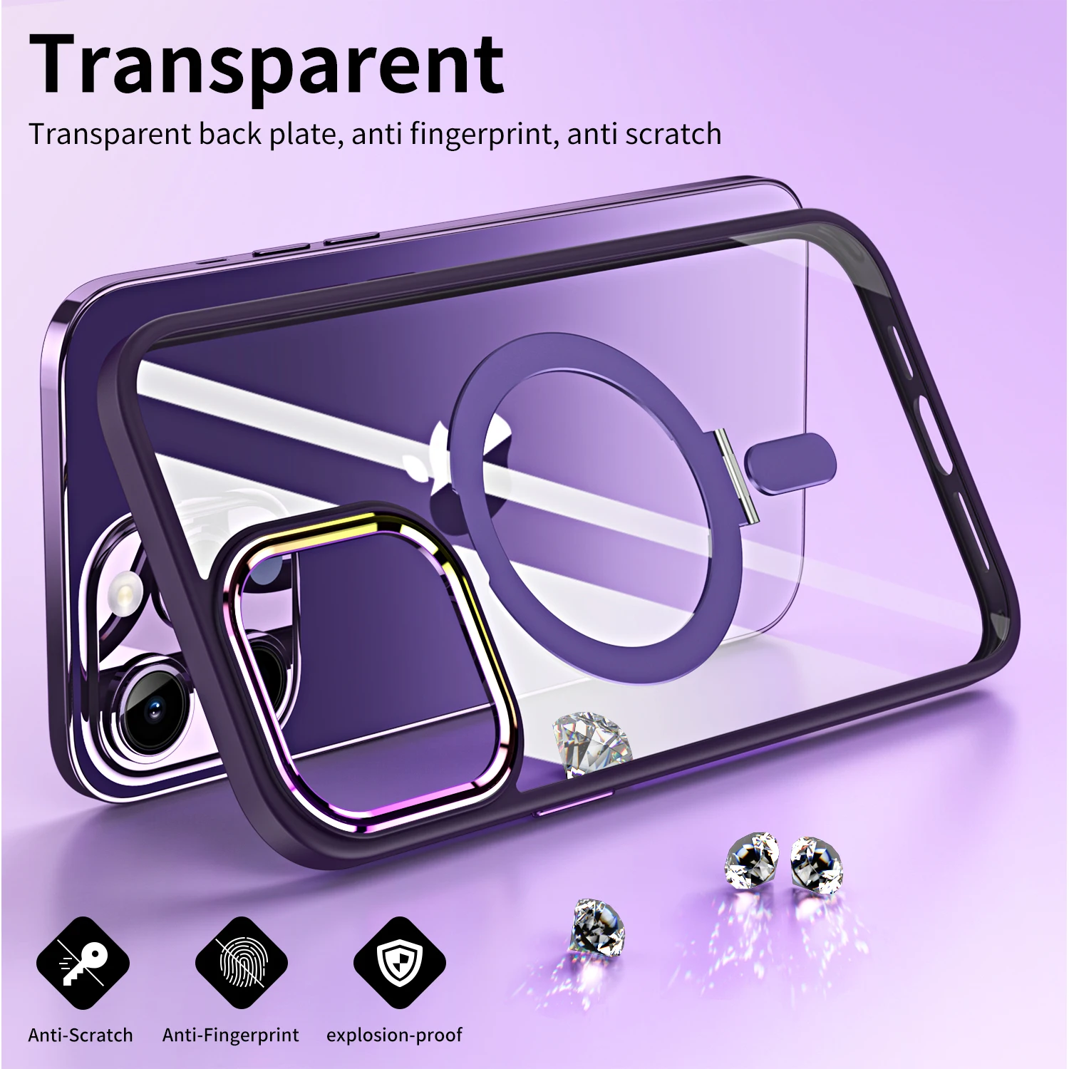 Wireless Charging Magsafeic Phone Case For Iphone 14 Pro Max