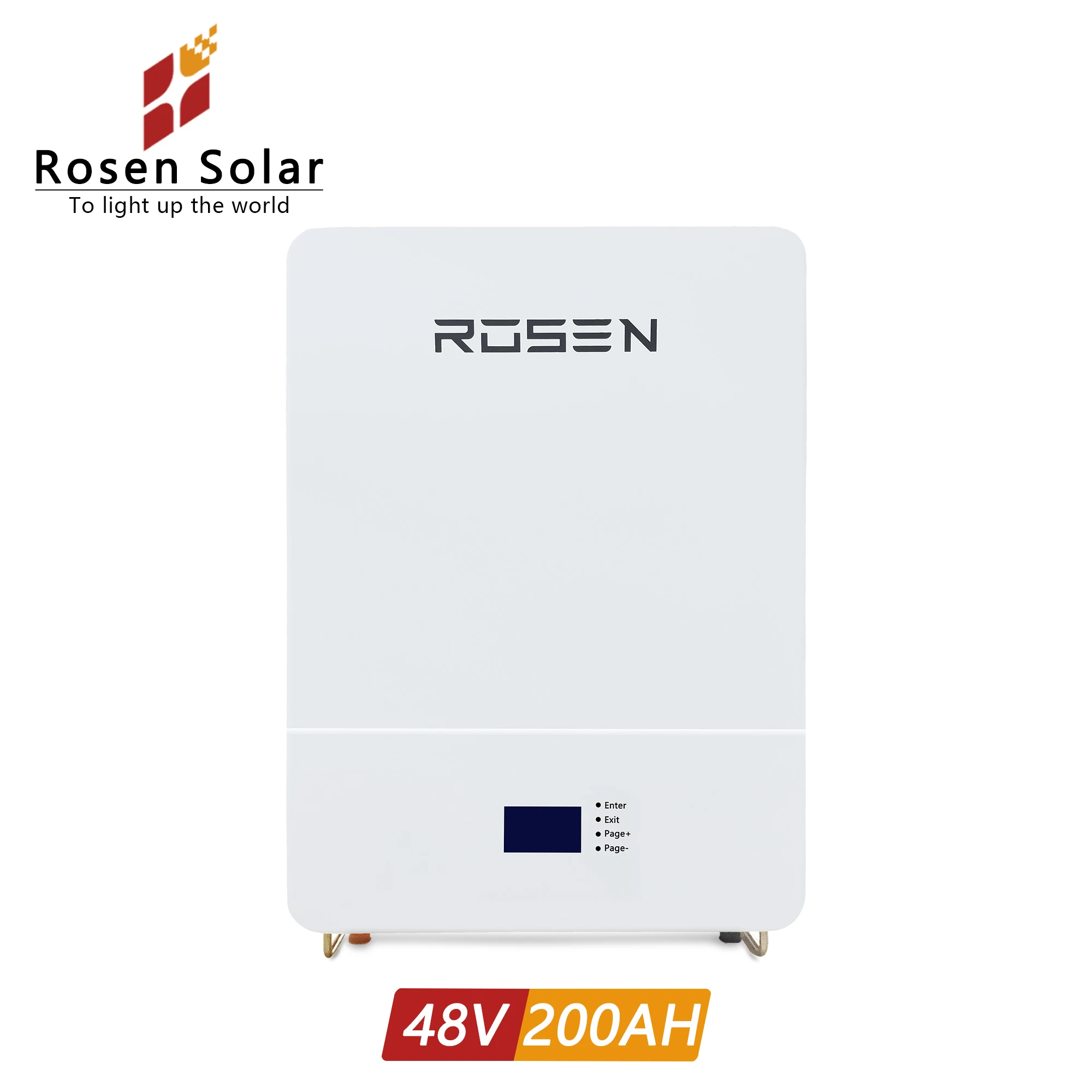 10Kwh Rosen Lithium Ion Battery Lifepo4 48v 200ah Powerwall Solar Storage Battery