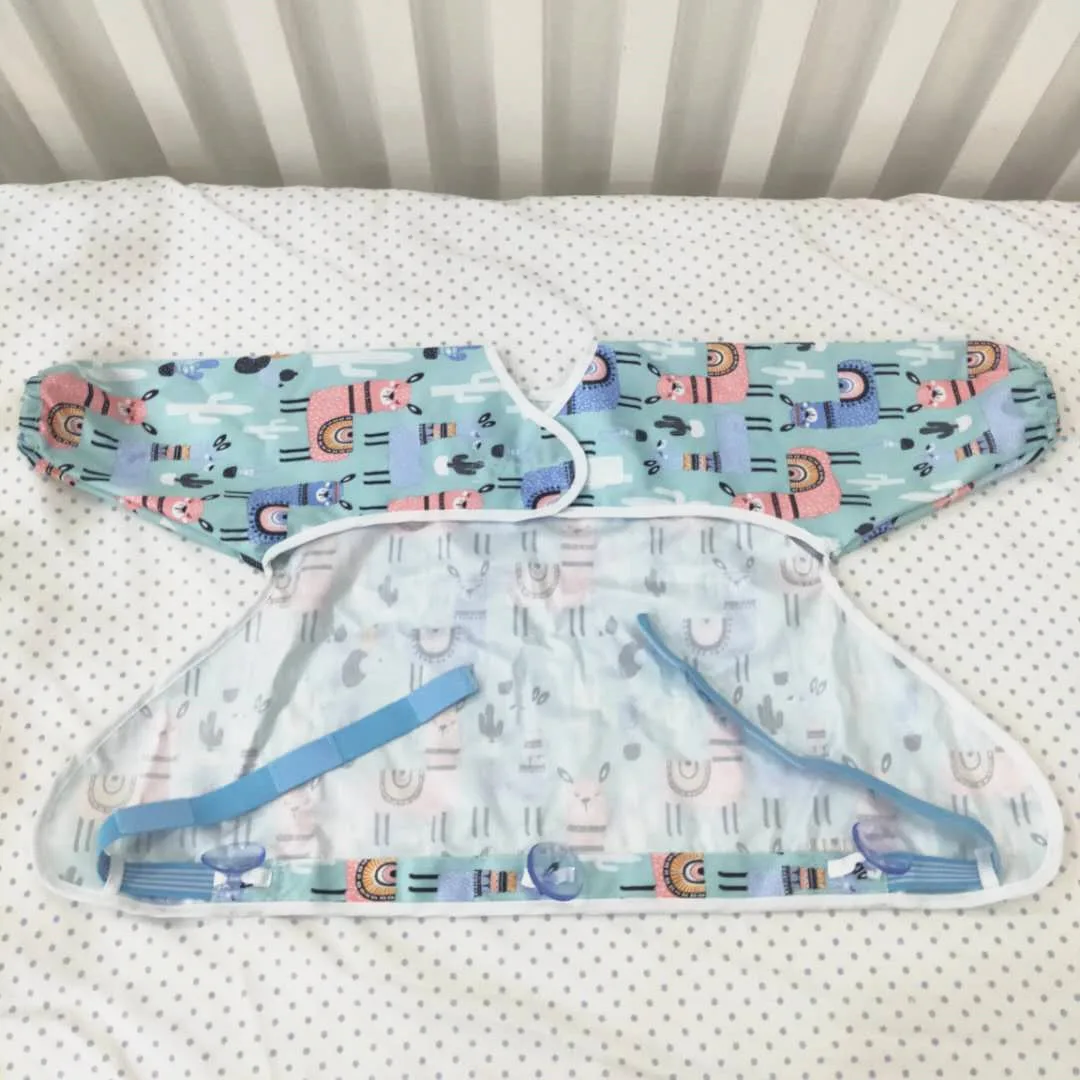 Комбинезон с длинными рукавами для маленьких детей; Нагрудник для маленьких детей