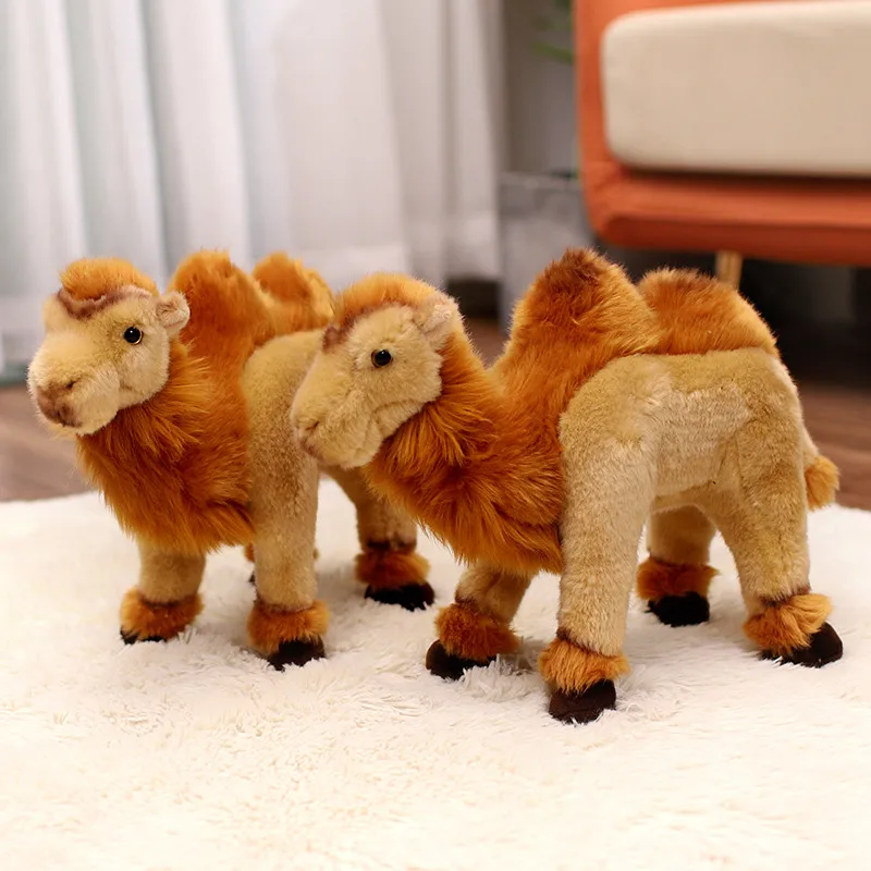 New Sunrise Factory's Soft Stuffed Desert Camel Doll Toy Promotional Wholesale Camel Plush Toys PP Cotton Filling Mesh Lining