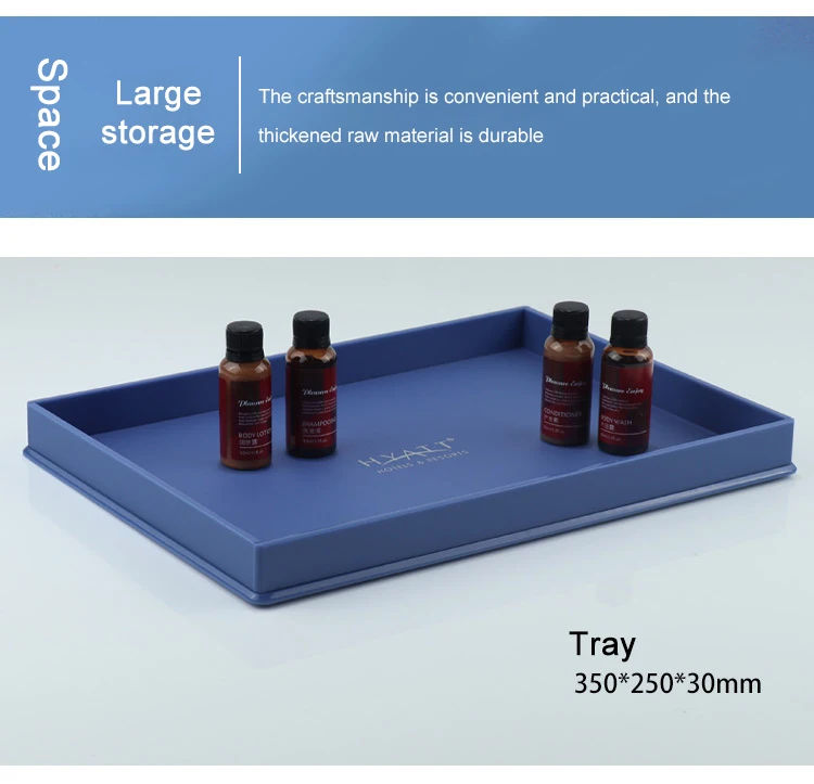 China Cheap Wholesale Every Hotel Hotel Bathroom Supplies Acrylic Tray