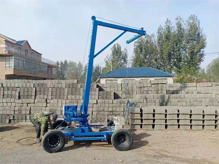 Brick Block Unloading Stacking Collection Clamp Machine