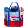 Red and White With Blue Handles
