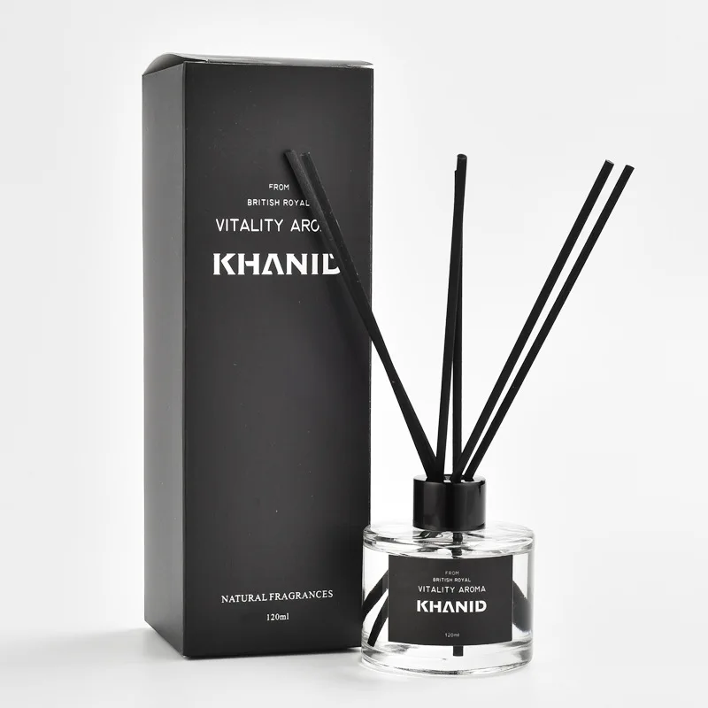 Luxury Design Custom Printing Kraft Cardboard Perfume Candle Bottle Fragrance Packaging Reed Diffuser Paper Box