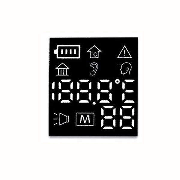 Custom 7 Segment Large Led Display with Temperature Battery Icon