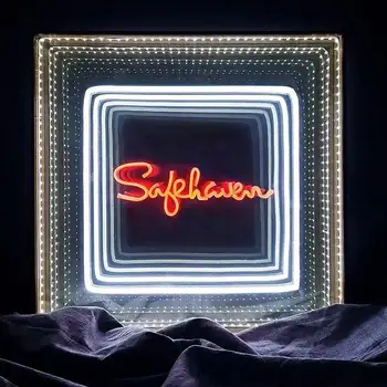 マジックインフィニットエンドレスミラーLedネオンサインミラー