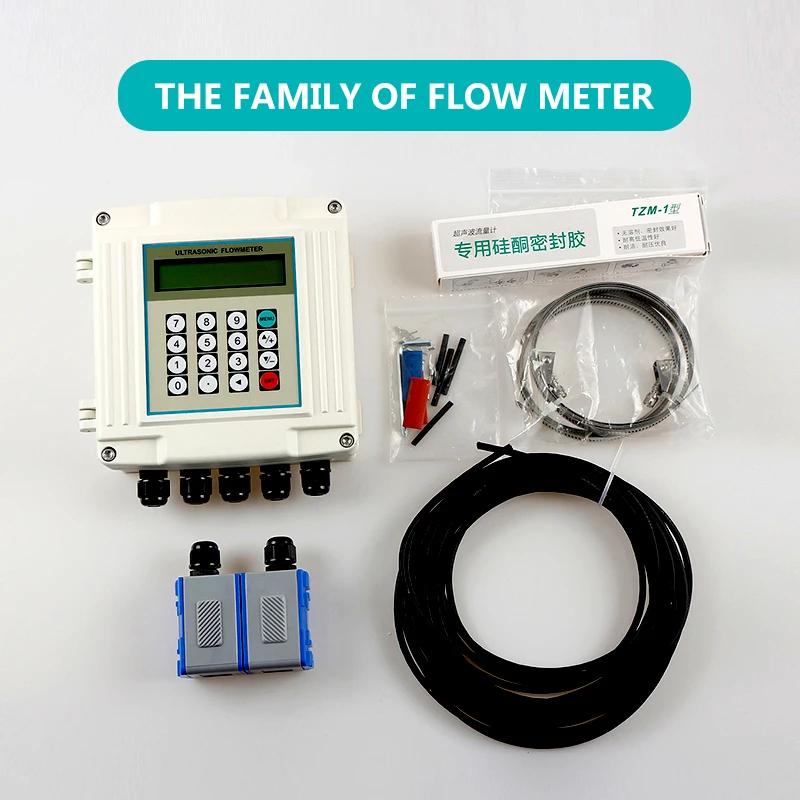 Holykell Factory Made in China Ultrasonic Flow Meter and Clamp on Flow Meter