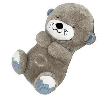 Custom Otter Baby Breathing Bear Toy Beaver Sleeping Otter Plush Otter
