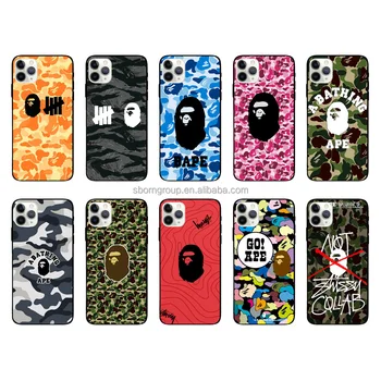 Creative Design UV Printing Bape Mobile Phone Case for iPhone 16 15 14 Pro Max Custom Phone Cover for iPhone 13 12 11