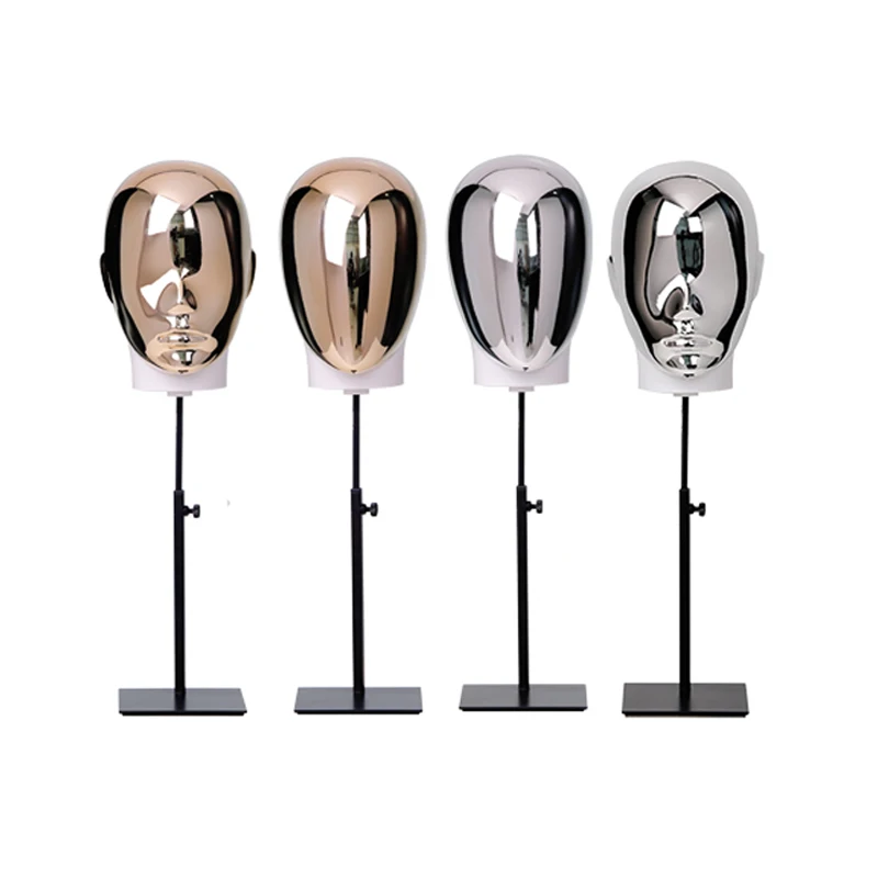 Wholesale Manikin Head Female Chrome Silver gold Mannequin Head For Wig Display Buy Silver gold Mannequin Head For Wig Display Mannequin Head For Hats Mannequin Female Head Product on Alibaba