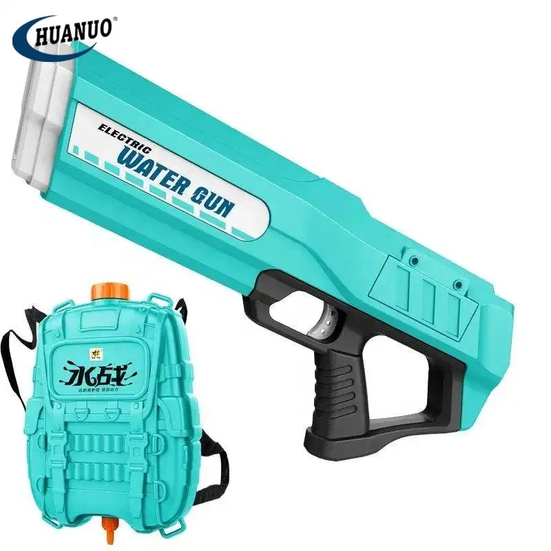 Pistolet à Eau électrique – Grande Capacité, 400 Tirs Par Remplissage, étanche – Plage/piscine – Enfants Et Adultes
