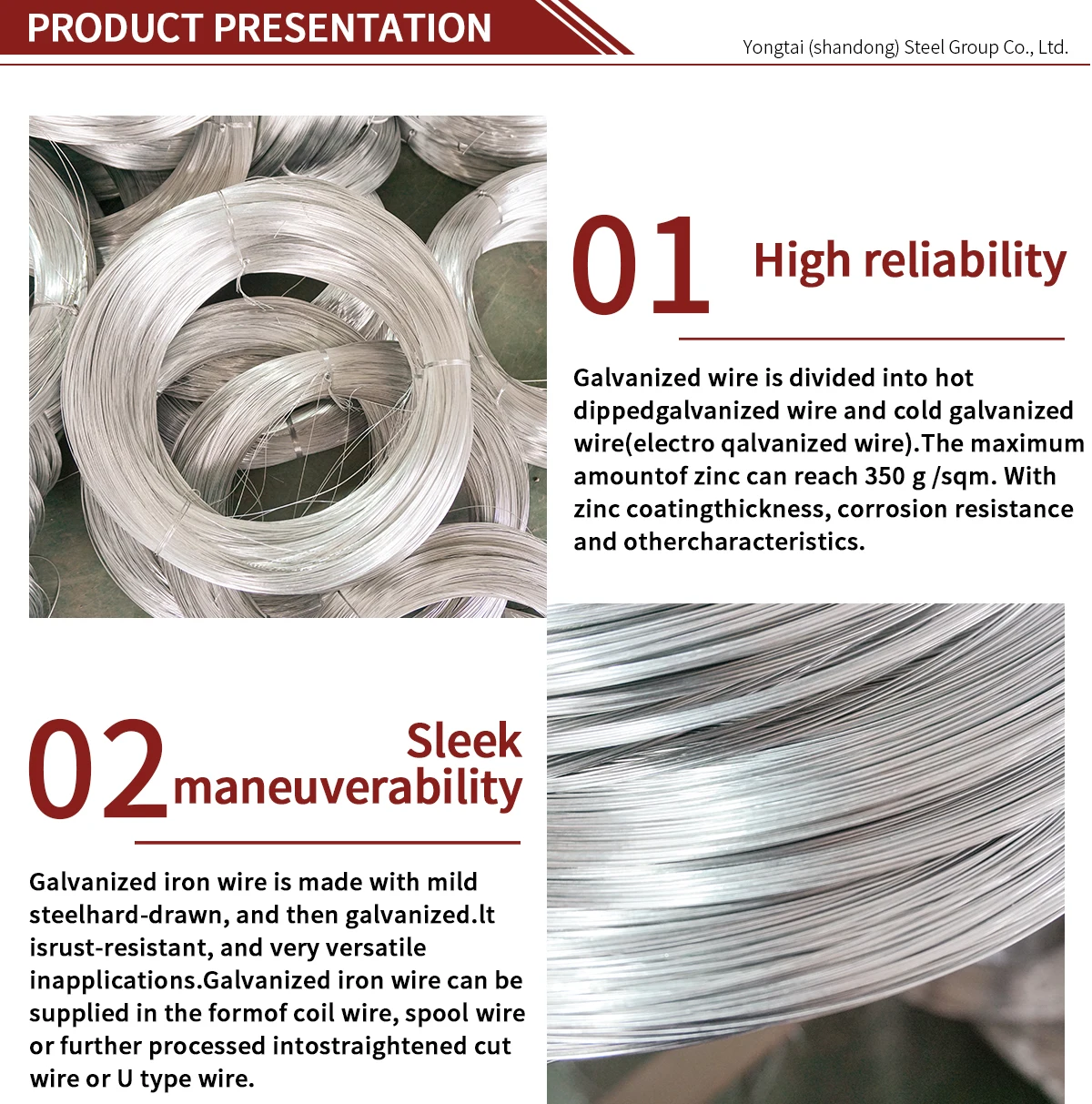 Hot Dip Galvanizing High Tensile Strength Galvanized Steel Wire ...