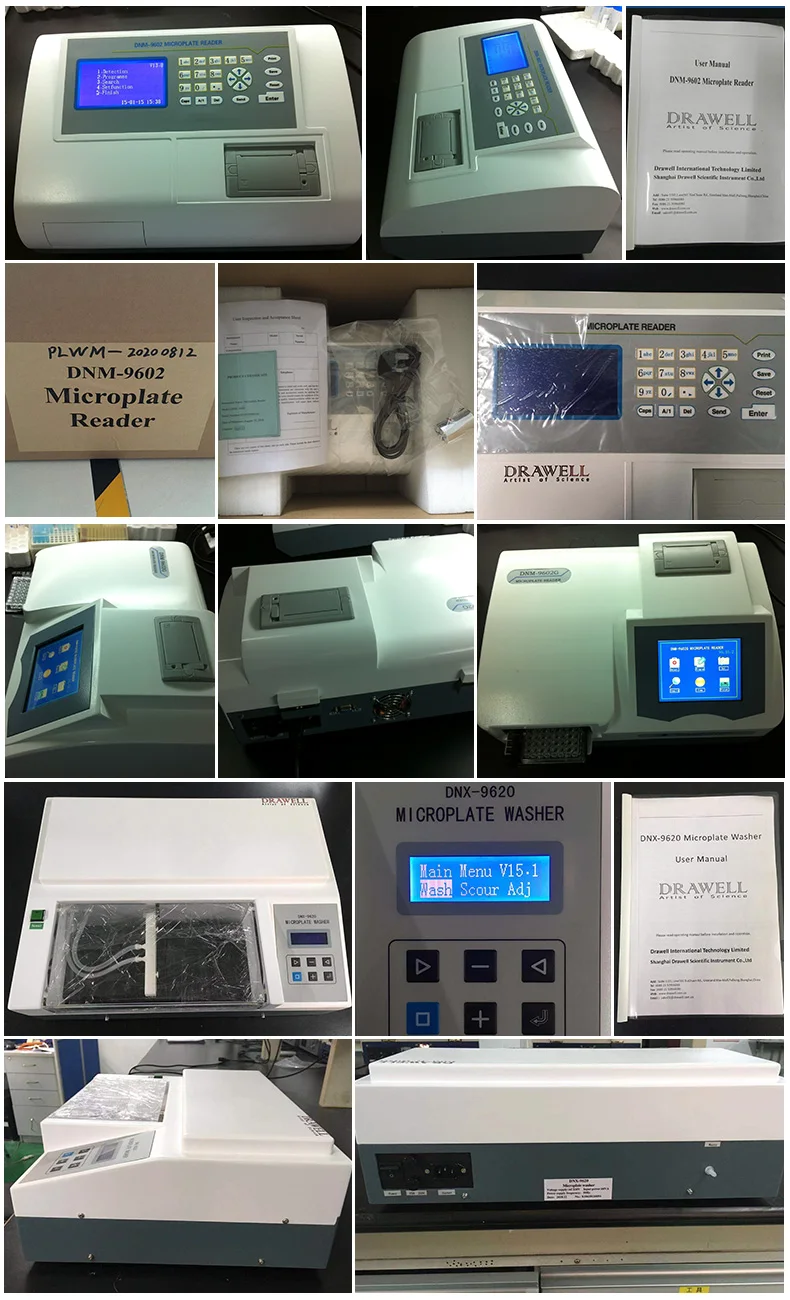 Dnx9620 Drawell Automatic Microplate Reader 8 Channel Microplate