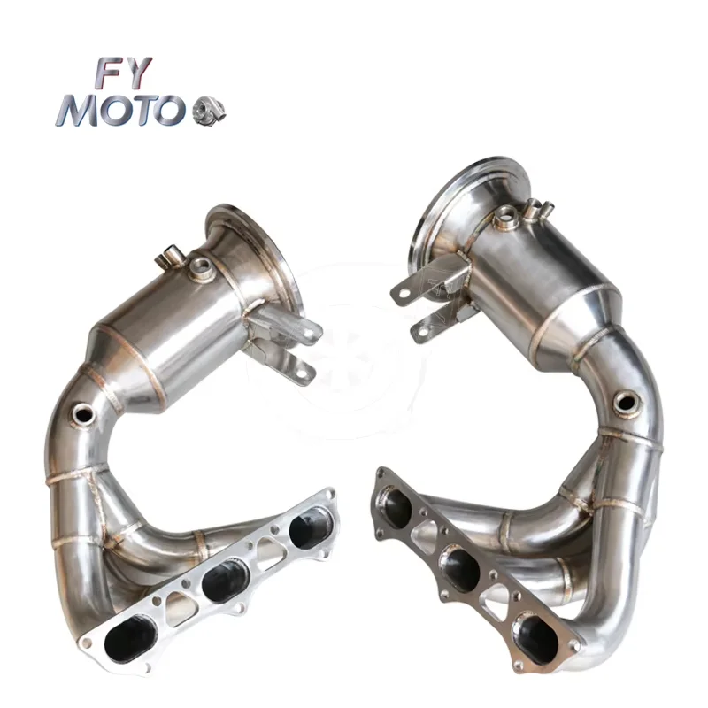 304 Stainless Steel Exhaust Catted Header For Porsche 911 GT3 992 Header 4.0 21-22