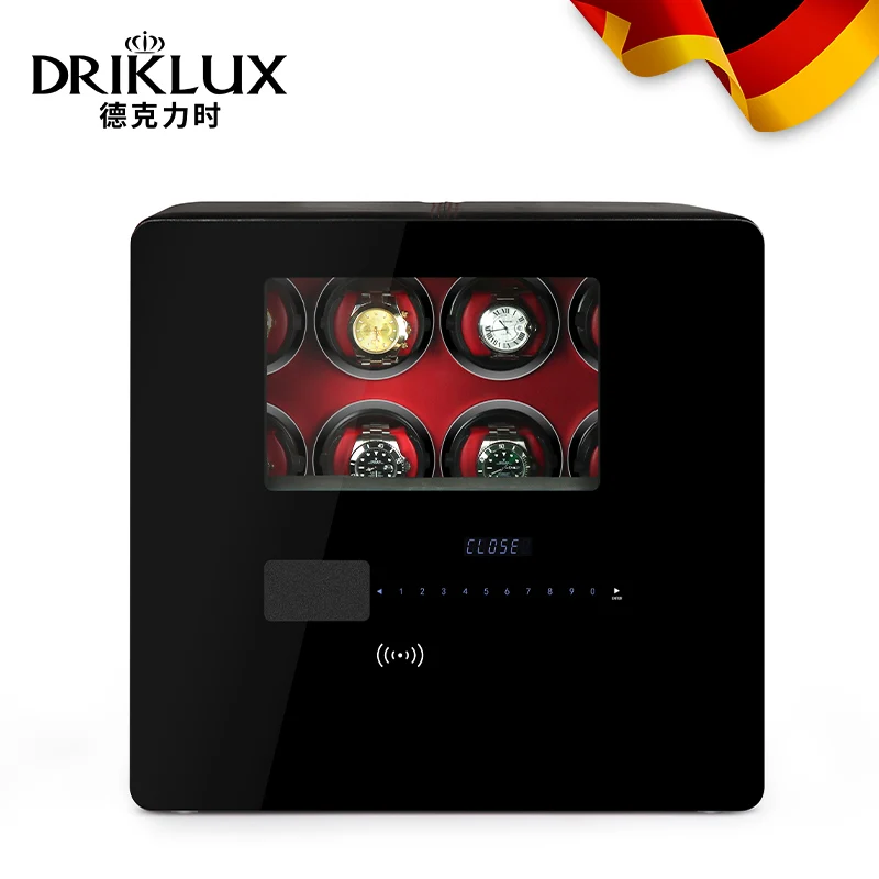 2023 New DRIKLUX Luxury Automatic Watch Winder Safes Box Combination Password With Drawer