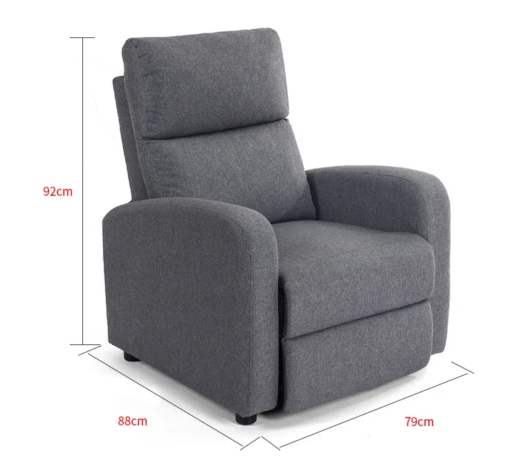 Modern High Back Recliner Chair Sale Comfortable Single Manual Recliner