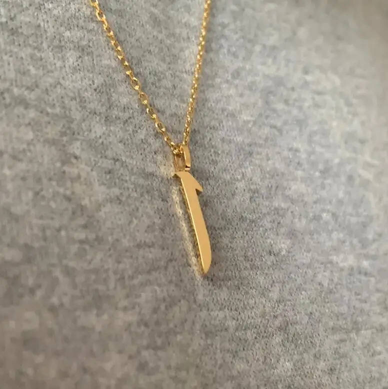 Inspire Stainless Steel Jewelry Arabic Letter Necklace Custom ANY Religious Islamic Jewelry  Muslim Jewelry