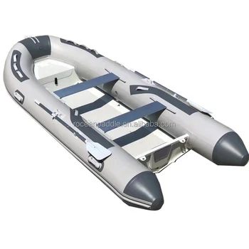 Capacity High Speed Rib 420 Orca Hypalon Deep-v Aluminum Rigid Hull Inflatable Rib Boat for Sale