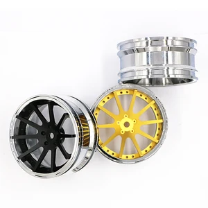 CNC Numerical Control Processed Aluminum Alloy Wheels RC Drive Vehicle Climbing Vehicle Model Car Toy Wheels RC Parts ACCS