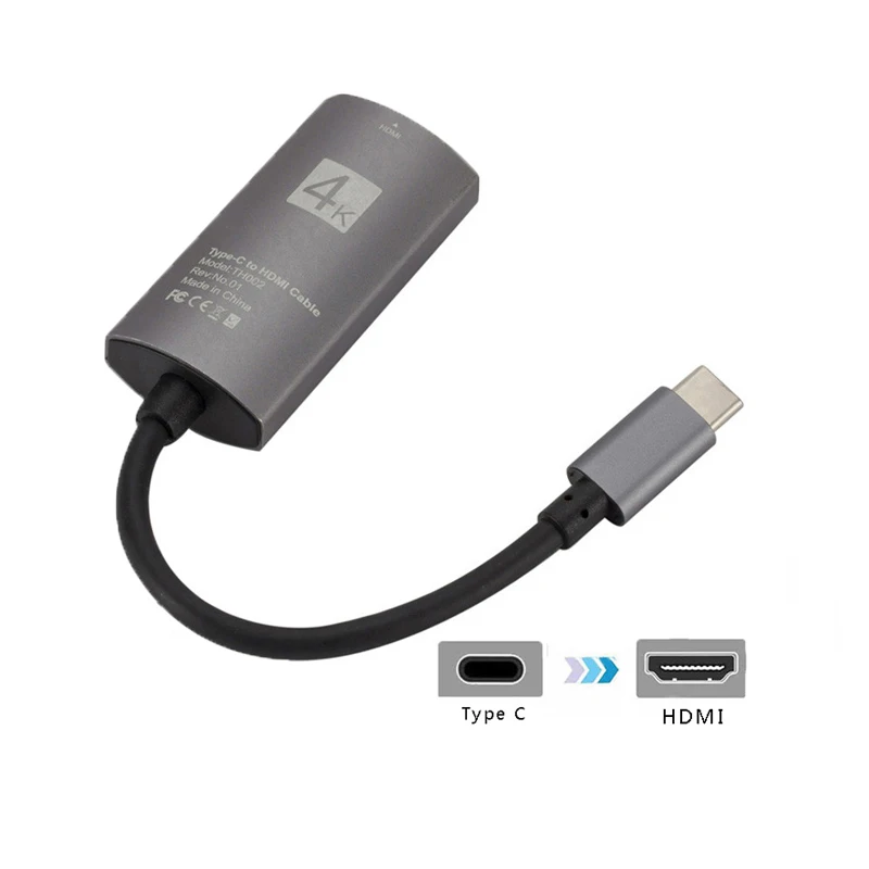 
 Кабель-адаптер SIPU USB 3,1 Type C-HDMI «штырь-гнездо» USB-C в HDMI 1080P  