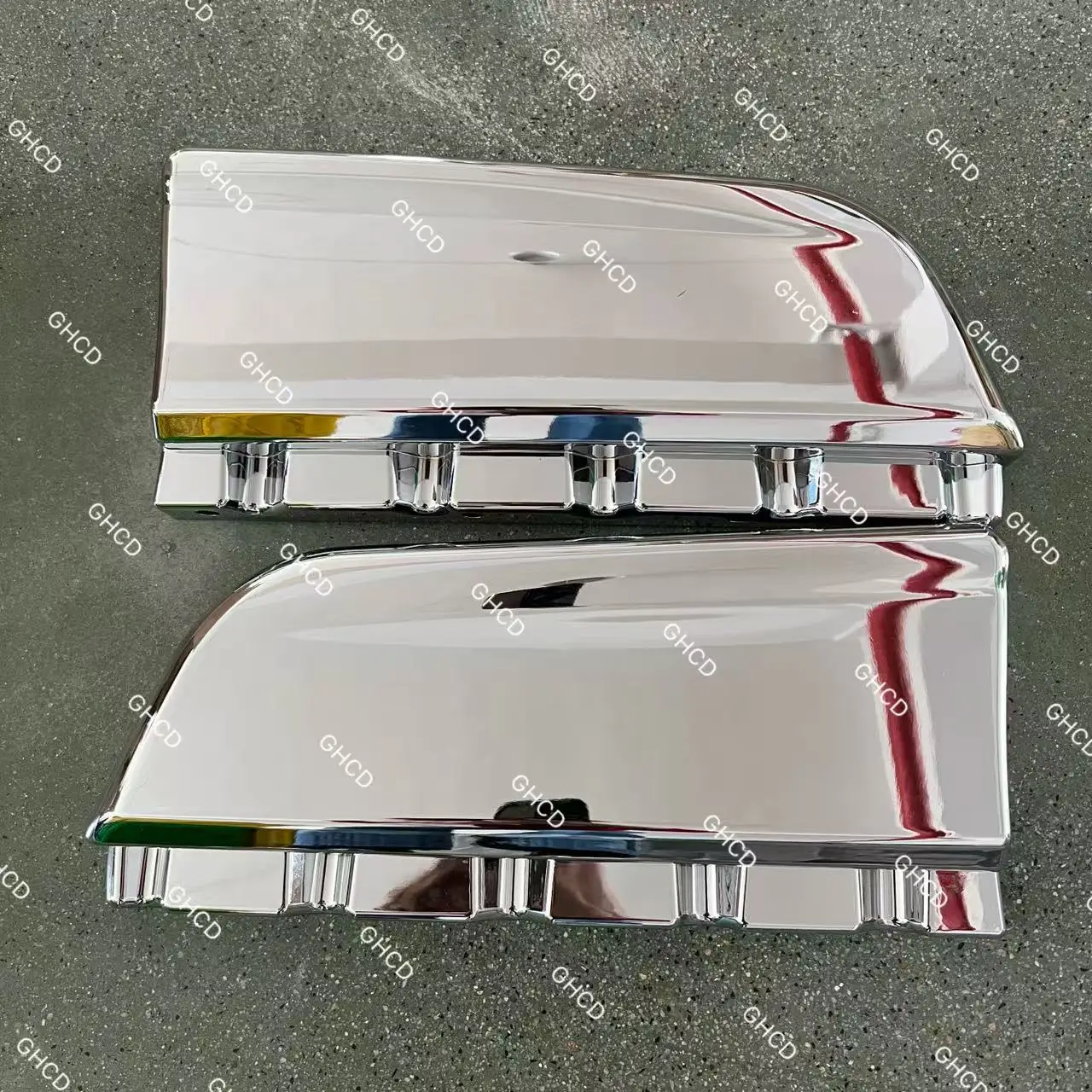 GHCD High Quality Chrome-Plated Plastic Steep Cover New Product for Japanese Truck Isuzu/Elf/100P/Mitsubishi/Hino/Nissan