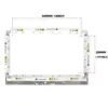 7,87x14 pouces 200x360mm