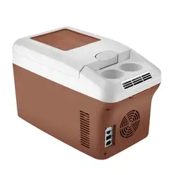 Автомобильный холодильник для дома и автомобиля, двухцелевый холодильник с подогревом