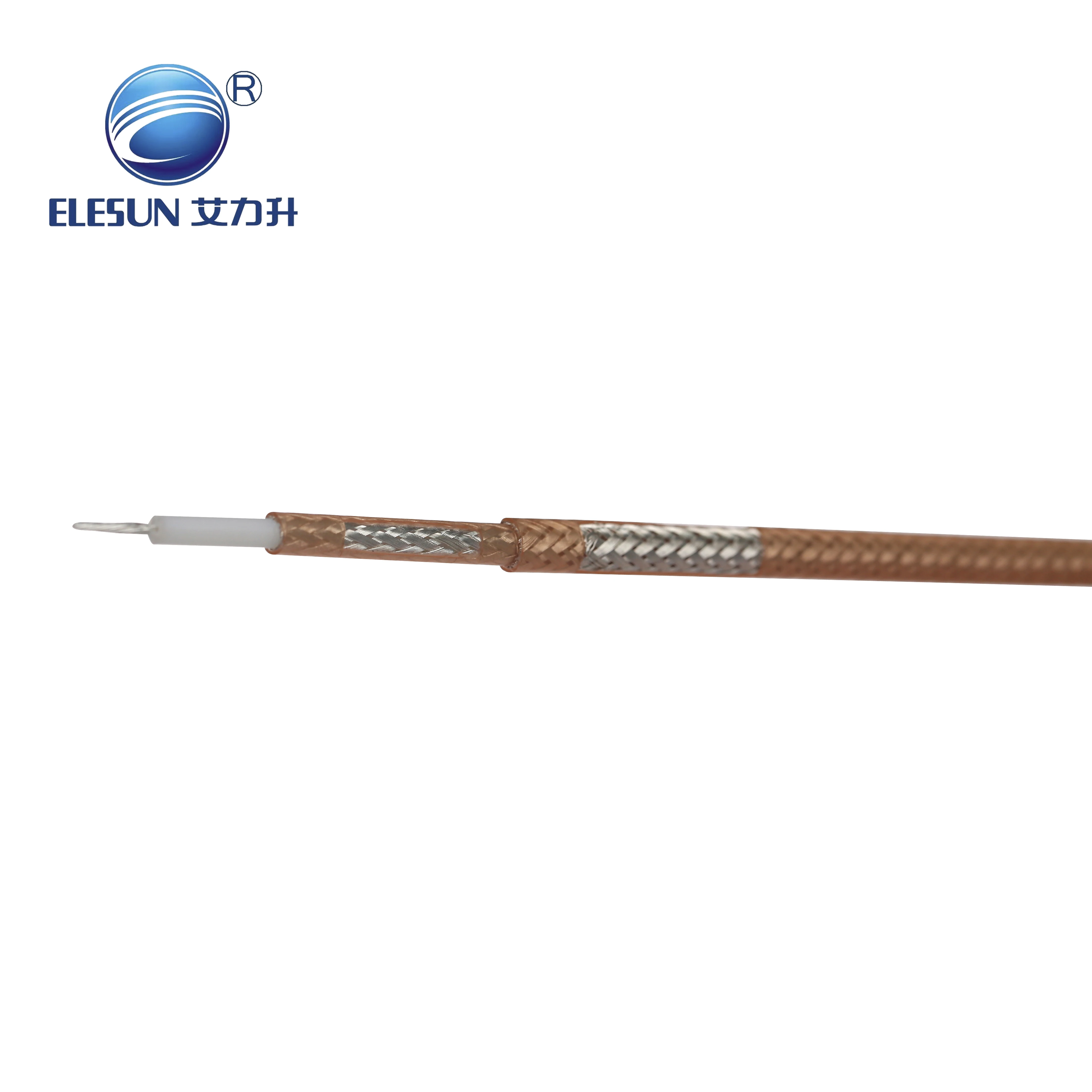 Manufacture RG178 RG179 RG316 RG142 RG393 RG303 RG400 RG402 RG401 Stranded Connector Coaxial Cable for Communication