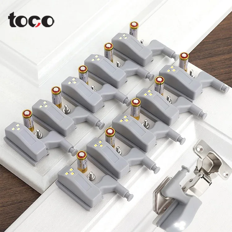 Toco Led Hinge Light Hinge Joint Fixture Light Duty Stainless Steel Door Hinge Smart Touch Cabinet Light