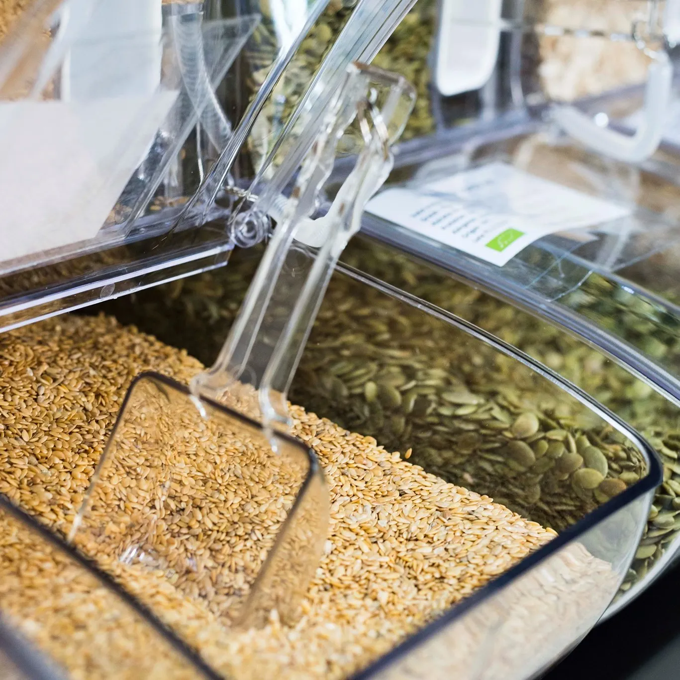 Ecobox Grain Candy Dispenser Cereal Candy Nuts Box Container Bulk Food