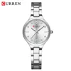1 white dial silver strap