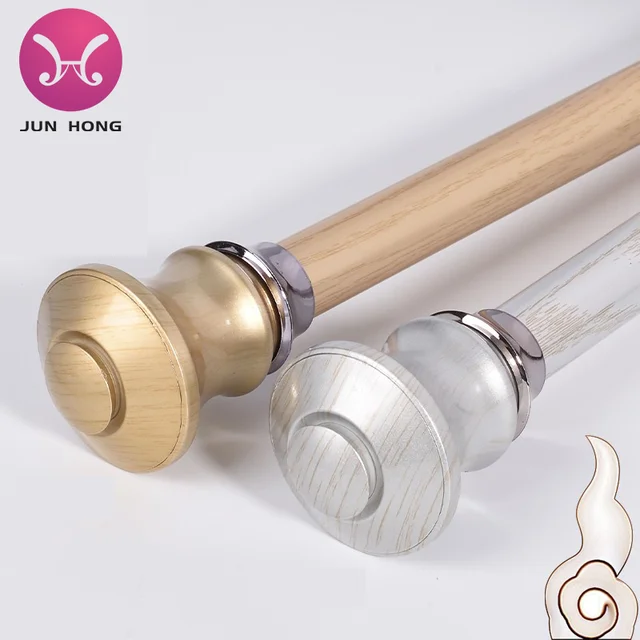 Popular Shape Aluminum Alloy Curtain Rod and Accessories