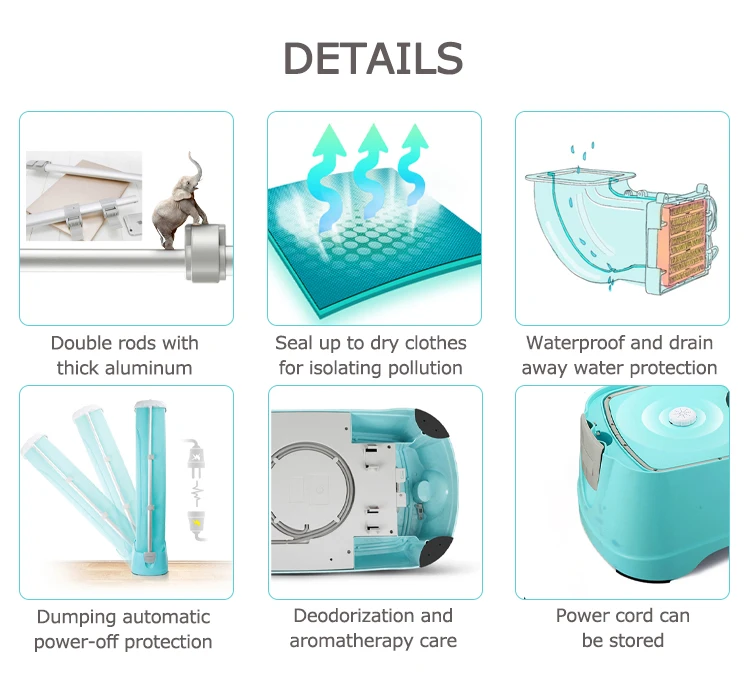 5Kg Remote Control Underwear Sportswear Shirt Automatic Mini Electric Multifunctional Compact Portable Cloth Clothes Dryer