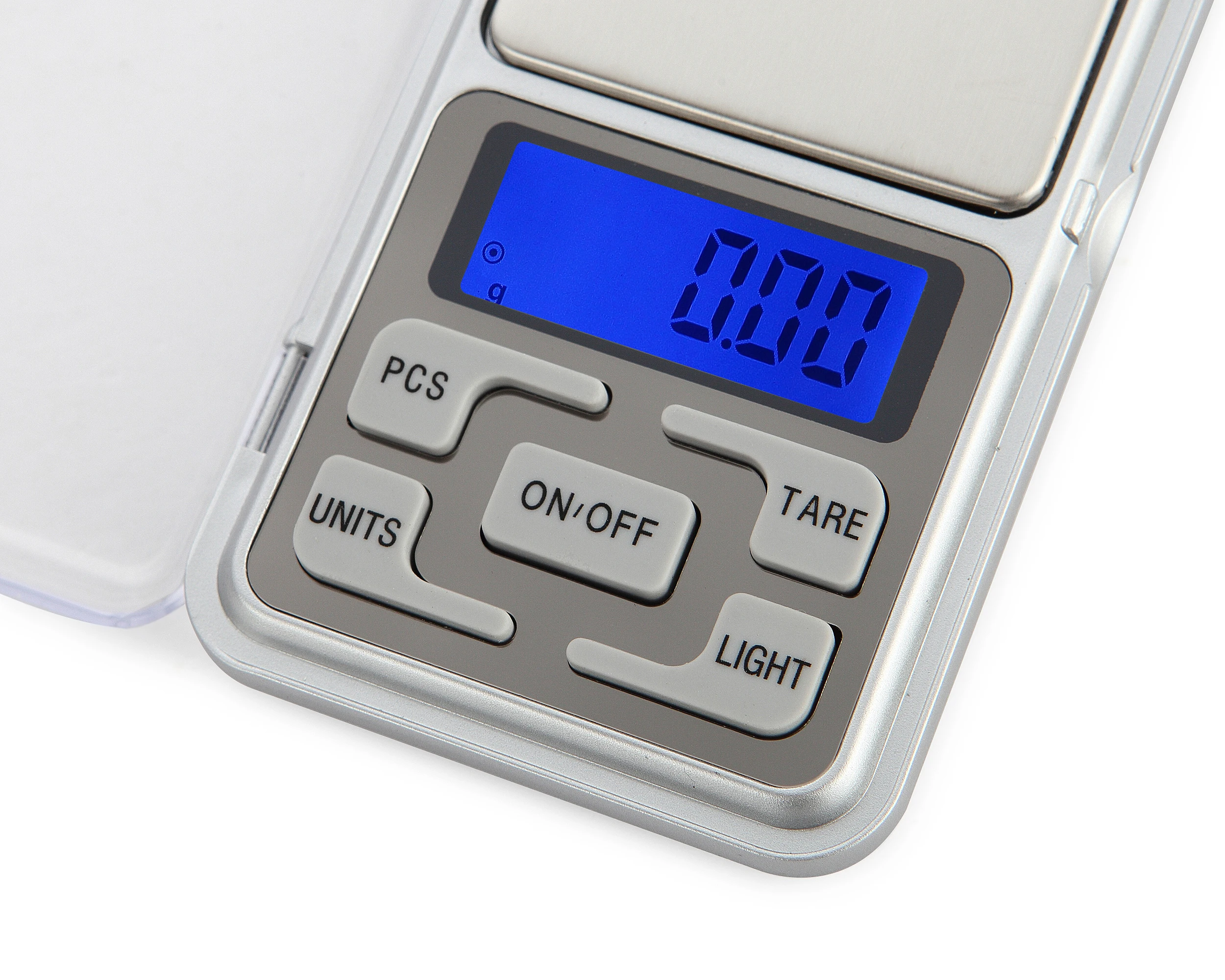 Electronic Pocket Scale, 200g x 0.01g, Silver, MH-Series, 1pc