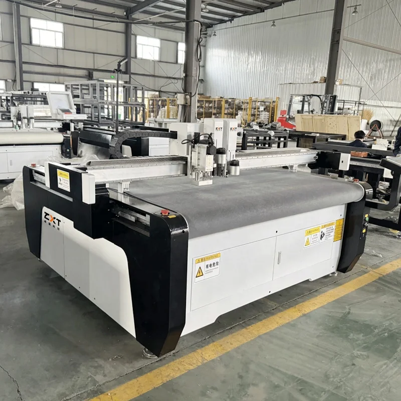 ZXT Automobile Digital Oscillating Knife Foot Mat Materials Cutting Machine Car Interior Materials Leather Cutting Machine